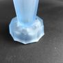 Art Deco Ankerglas Bernsdorf 1930's  Blue Glass 'Trumpet' Vase Image 7