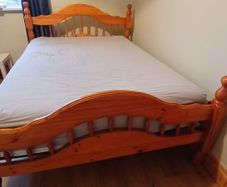 Double bed for sale (solid pine)