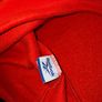 Vintage Reebok Red/Orange Fleece Quarter Zip Pullover Jacket Y2K Size L-XL Image 6