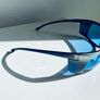 Vintage Arnette Titan 4006 sunglasses with blue lenses and sporty wraparound design Image 3
