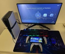 PlayStation / Gaming Setup Bundle (PS Portal, Keyboard, Mouse, 2 Controllers) + Warranty