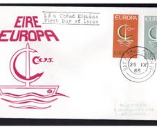 1966 Ireland Europa (CEPT) Commemorative Stamps First Day Cover (FDC)