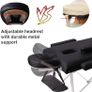 MASSIVE SALE Portable Massage Bed Table - 3-Section Aluminum Foldable Beauty Couch for Reiki Therapy Treatment Salon Healing - Metal Headrest Support/with Carry Bag Image 2