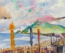 bray air show watercolour