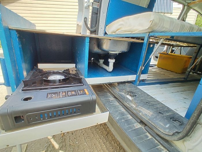 Camper Conversion Set, Ready to go on/off in minutes. Stealth van
