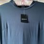 dress Bnwt navy jersey long sleeve mini dress size 10/12 Image 4