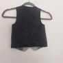 Kids waistcoats Age 4 & 6 Navy Grey Image 4