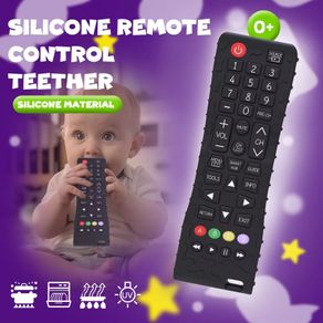 Silicone Baby Toys TV Remote Control Shape Teether Toy BPA Free Silicone Teething Chewing Toy Sensory Baby Accessories