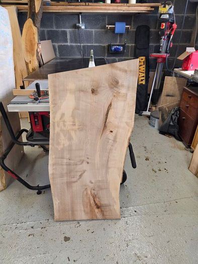 Live Edge Sycamore Slab- Kiln Dried