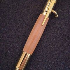 Bolt action pen, oak.