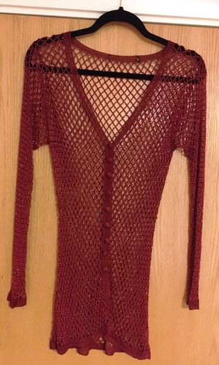 Vintage WHISTLES Beaded Crochet Cardigan & Strappy Cocktail Dress