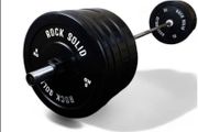 Olympic Barbell and weight plates 87.5kg (new in box)
