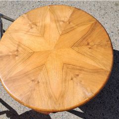Burr walnut occasional table
