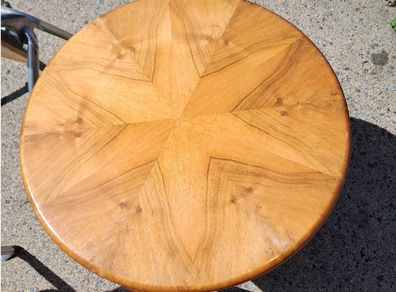 Burr walnut occasional table