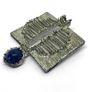 Mid Century Brutalist Silver Pendant with Sodalite Image 3