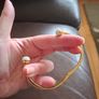 Dryberg Kern diamante gold bangle Image 2