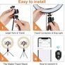 10" LED Ring Light Dim able Lighting Kit Phone Selfie Tripod Makeup Youtube Image 9