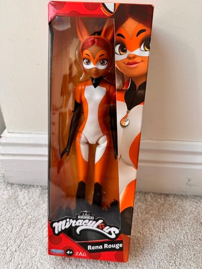 Playmates Zag Heroez Miraculous Rena Rouge approx. 12" Action Figure Doll Please see photos