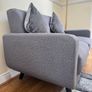 2-Seater Light Grey Sofa Image 4
