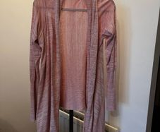 Prana, organic cotton cardigan, size M