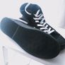 Brand New PULL&BEAR black hi-top trainers size 44 Image 3
