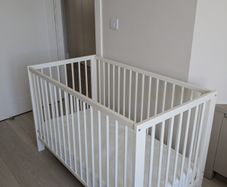 Ikea Gulliver Cotbed + Skonast foam mattress