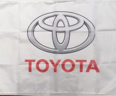 Toyota flag 5ft x 3ft.