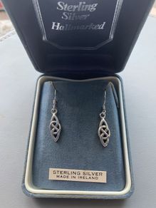 Sterling Silver Celtic Earring