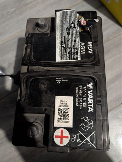 Original VAG Varta AGM Battery 68Ah 680A