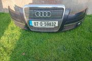 Audi a6 c6 front bumper grills fog lights lower splitter. 2.0tdi BRE 6 speed manual gearbox, flywheel clutch suspension calipers engine injectors all parts breaking