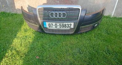 Audi a6 c6 front bumper grills fog lights lower splitter. 2.0tdi BRE 6 speed manual gearbox, flywheel clutch suspension calipers engine injectors all parts breaking
