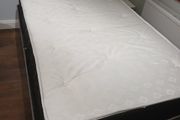 Double bed with headboard, mattress and two drawers