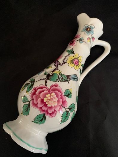 Vintage old Foley Chinese rose vase & bowl