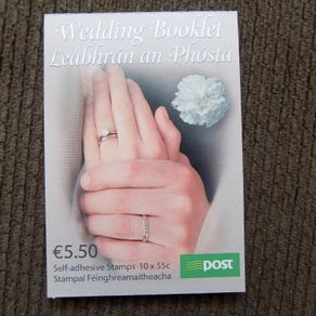 Ireland 2007.Wedding Stamp Booklet.55c x 10.Mint Never Hinged.