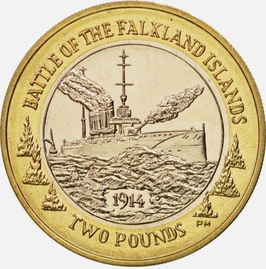 2 Pound 2014 Battle of the Falkland Islands 1914