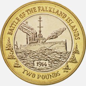 2 Pound 2014 Battle of the Falkland Islands 1914
