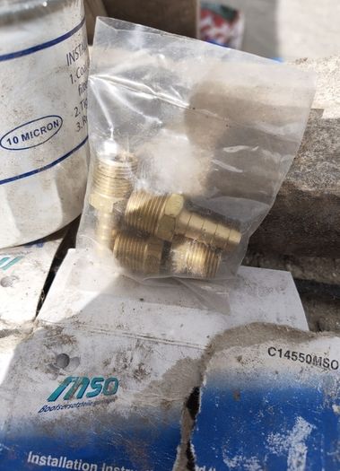 Marine water separating fuel filter.