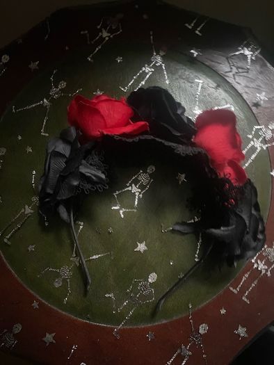 Halloween Flower headband