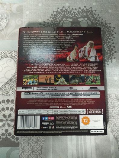 Ran 4.k.. three disc edition with slip cover