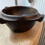 primitive French Rustic Hand Carved Bowl Image 2