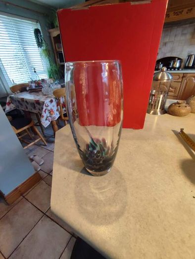 Jerpoint Glass Tulip Vases - Seascape