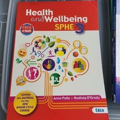 Health & Wellbeing SPHE 3 Junior Cycle textbook