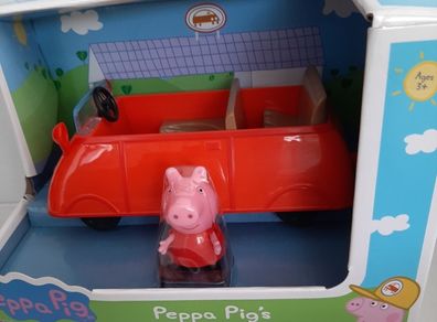 New unopened peppa pig family car and new sticker book