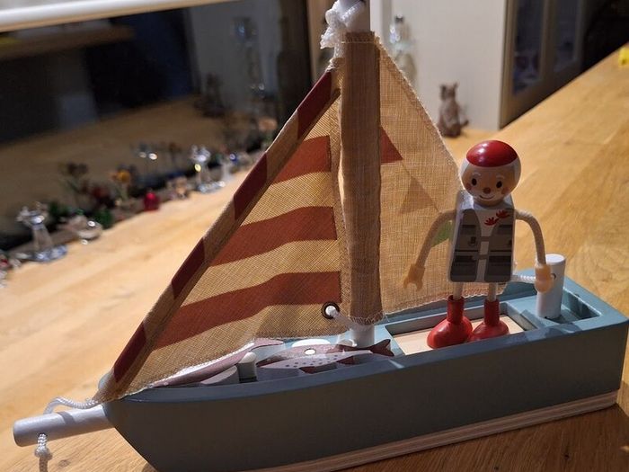 Little Town Wooden Sailing Boat Set