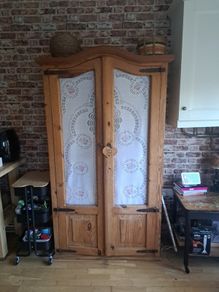 Kitchen Storage Cabinet Press Vintage Pine