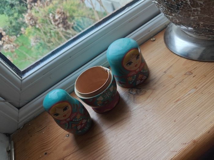 wooden stackable Dolls