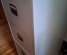 4 Drawer Metal Filing Cabinet 90 Hanging Folders & 100 Index Tabs