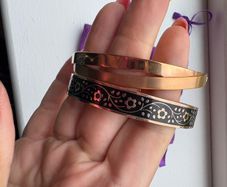 Liberty London Rose Gold Bracelet Set x2 with Pouch