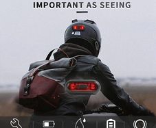 Moto Motorbike Bike Bicycle Helmet light  Bike Taillight Motorcycle Bicycle Helmet Safety Signal Warning Rear Lamp Waterproof LED Light