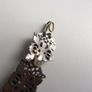 Vintage Egyptian silver tone scarab bracelet Image 8